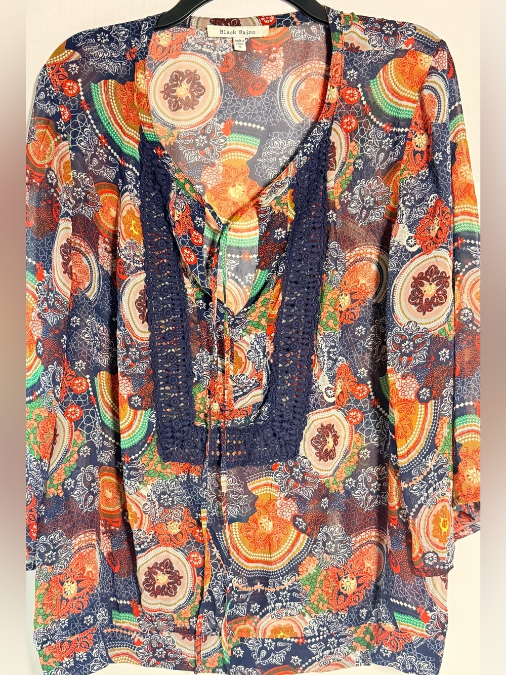 Boho V-neckline